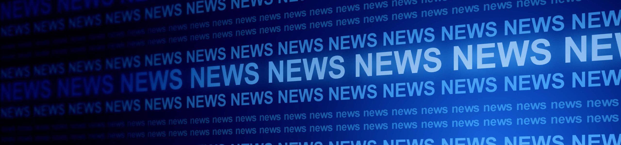 Creative blue news header background. Information and breaking concept. 3D Rendering